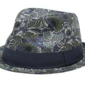 Brand new Ben Sherman Sublimated print fedora Olive